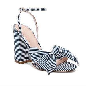 Raye blue/white Edita heels